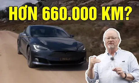 Chiếc Tesla Model S này chạy hơn 660.000 km mà không cần phải thay pin mới