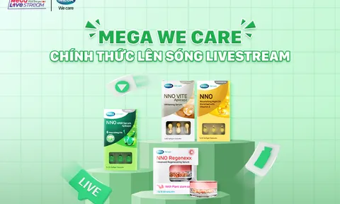 YeaH1 Up tung sản phẩm uy tín Mega We Care lên sóng livestream TikTok
