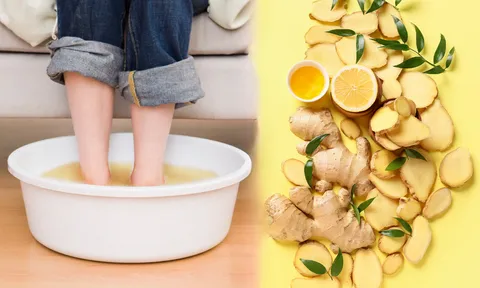 Ngâm chân bằng nước gừng  trong 1 tuần, cơ thể có loạt thay đổi đến bất ngờ: Người già phải thử ngay