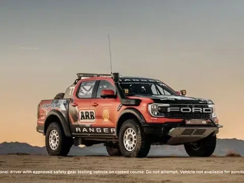 Hé lộ thêm về chiếc xe vô địch Baja 1000, Ranger Raptor  trước thềm giải đua Finke Desert Race