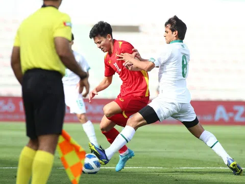 U23 Việt Nam hòa U23 Iraq trong trận ra quân Dubai Cup 2022