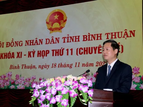 Ông Đoàn Anh Dũng được bầu làm Chủ tịch UBND tỉnh Bình Thuận