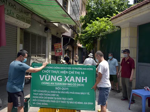 Những “vùng xanh” – vùng an toàn với dịch Covid-19 đầu tiên đã xuất hiện ở Hà Nội