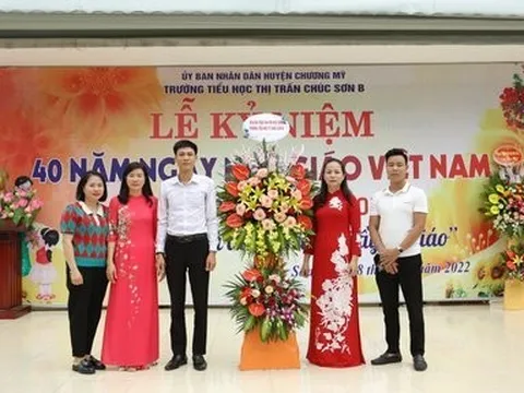 Tưng bừng hội chợ quê tại Trường Tiểu học Chúc Sơn B