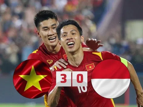 Hùng Dũng, Tiến Linh "nổ súng", U23 Việt Nam giã nát Indonesia