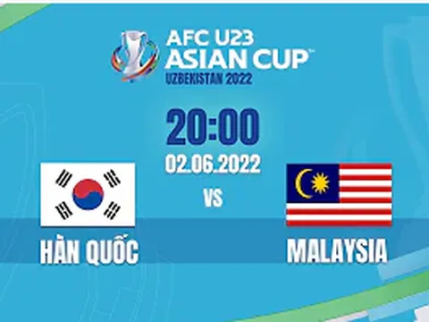 Trực tiếp bóng đá: U23 Hàn Quốc gặp U23 Malaysia