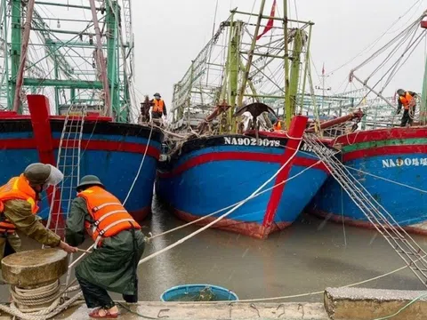 Công an tỉnh Nghệ An huy động tối đa lực lượng để ứng phó bão Noru