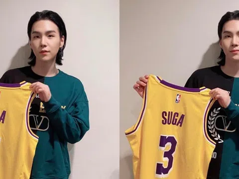 BTS SUGA trở thành đại sứ toàn cầu của NBA