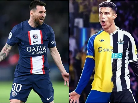 Ronaldo gia nhập 'hung thần' của MU, Al Nassr lập tức chiêu mộ Messi về thay thế?