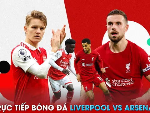 Trực tiếp bóng đá Liverpool vs Arsenal, 22h30 ngày 9/4: Pháo Thủ gặp khó; Link xem Ngoại hạng Anh HD