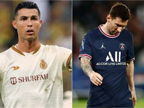 'Bắt chước' Messi, Ronaldo có phản ứng khó tin trong ngày Al Nassr bị cầm hòa