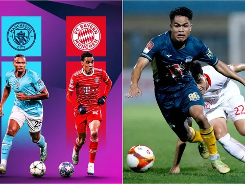 Lịch thi đấu bóng đá hôm nay: Tâm điểm Man City vs Bayern; Dàn sao ĐT Việt Nam tỏa sáng tại V.League