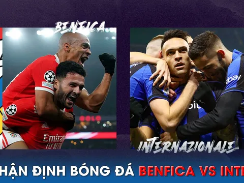 Nhận định bóng đá Benfica vs Inter - Tứ kết Cúp C1 Champions League: Đàn em của Ronaldo gây bất ngờ?
