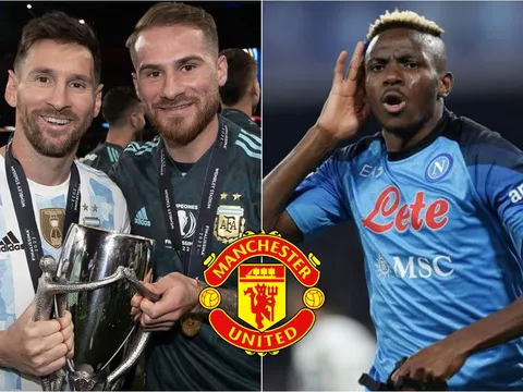 Tin chuyển nhượng MU 17/4: Đàn em Messi 'bắn tín hiệu' cho MU; Vụ Osimhen đến Man Utd ngã ngũ