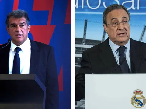 Barca chính thức tuyên chiến Real: 'Ông trùm' Perez đáp trả cực gắt chỉ trích của Joan Laporta