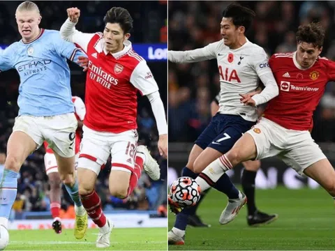 Lịch thi đấu bóng đá Ngoại hạng Anh vòng 33: Man City đại chiến Arsenal; Tottenham - MU tranh top 4