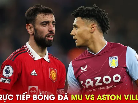 Trực tiếp bóng đá MU vs Aston Villa: Rashford vắng mặt?; Link xem trực tiếp Ngoại hạng Anh K+ HD