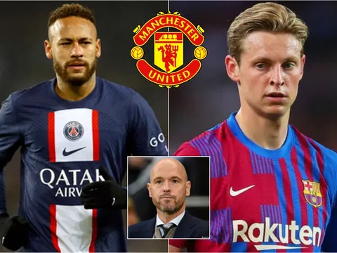 Tin chuyển nhượng MU 15/5: Neymar chán ngán PSG, đồng ý đến MU; Ten Hag muốn tái hợp De Jong hè 2023