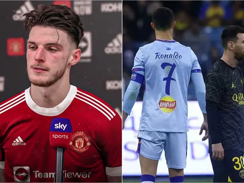 Tin chuyển nhượng trưa 9/6: Vụ Declan Rice đến MU ngã ngũ; 'Bạn thân' Ronaldo khinh thường Messi