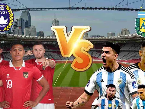 Trực tiếp bóng đá Indonesia vs Argentina: Messi bất ngờ xuất trận?; Link xem Giao hữu Argentina