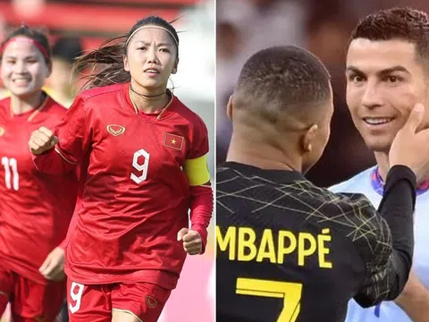 Lịch thi đấu bóng đá hôm nay: Kình địch ĐT nữ Việt Nam gây sốt; Ronaldo và Al Nassr ôm hận trước PSG