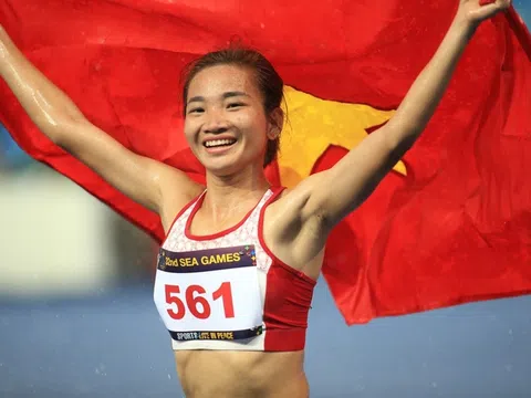 ‘Cô gái vàng’ của điền kinh Việt Nam, vừa đoạt 4 Huy chương vàng liên tiếp tại SEA Games 32