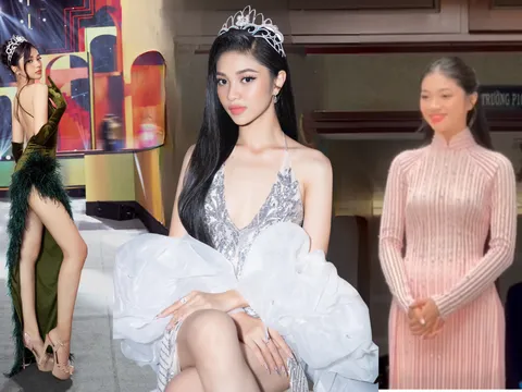 Video: Minh Kiên diện áo dài nền nã đi khai giảng, là sinh viên nhưng xuất hiện như minh tinh