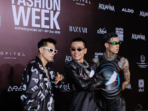 Rapper Wowy, Suboi và Karik "tung hoành" thảm đỏ AVIFW 2020 với gu thời trang chất lừ