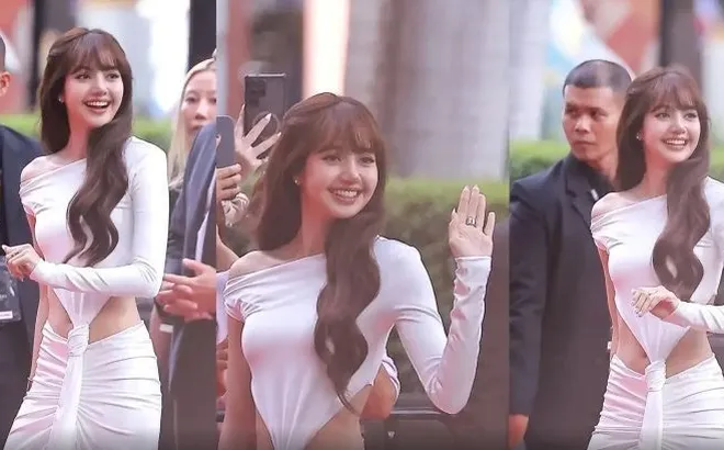 Clip hơn 3 triệu lượt xem ghi lại khoảnh khắc Lisa xuất hiện với diện mạo gây chú ý